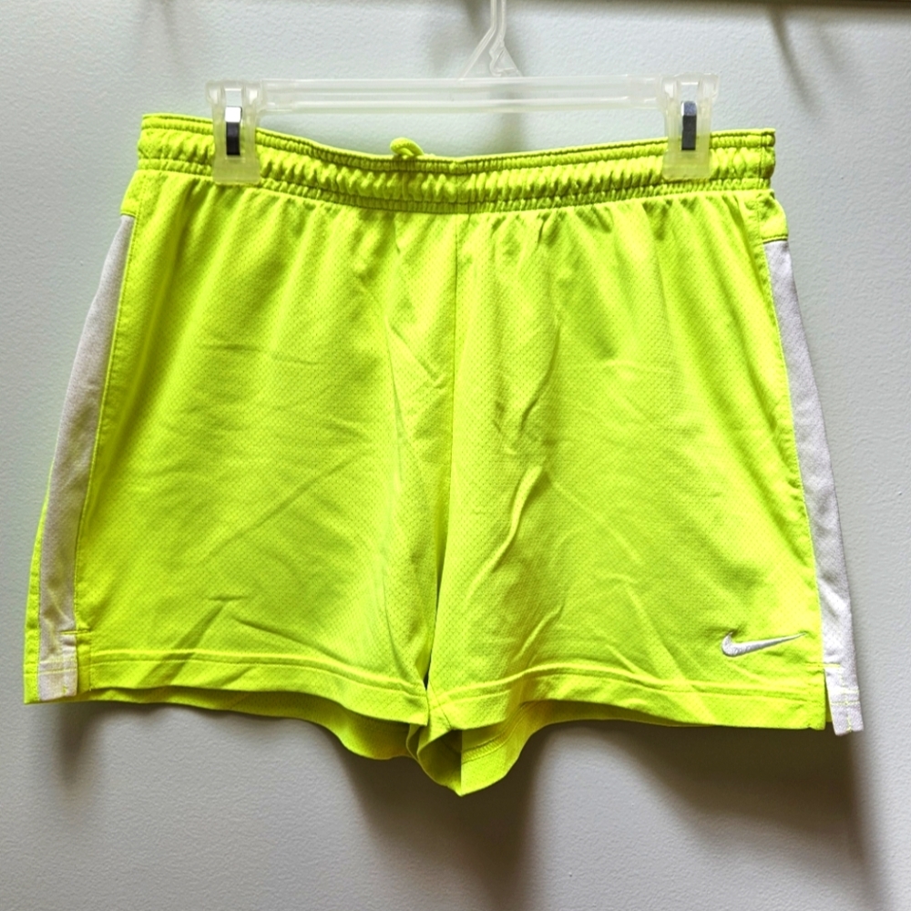 Nike Dry-Fit Women's Bright Yellow Athletic Shorts